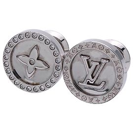 Abotoaduras Monogram Louis Vuitton Prata