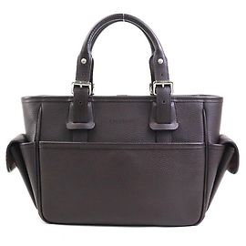 Bolsa de couro marrom Burberry Marrom