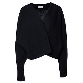 Totême Toteme, kurzer Santos Wollmantel in Schwarz Schwarz