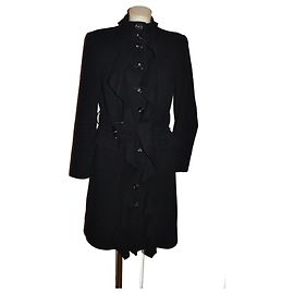 Diane Von Furstenberg Mantel Schwarz
