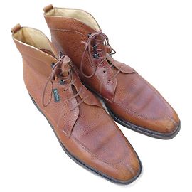 Paraboot Stiefeletten 5.5 38.5 aus genarbtem Kalbsleder Hellbraun