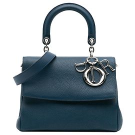 Dior Bleu Petit Sac en Cuir Be Dior Bleu Bleu Marine