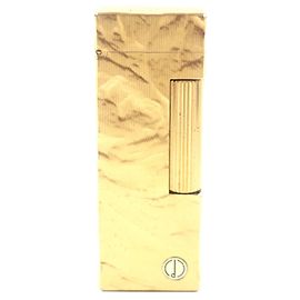 Alfred Dunhill Dunhill Square All-over Pattern Lighter Golden