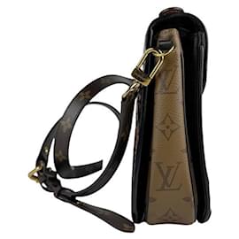 Louis Vuitton-Bolsa Louis Vuitton Monogram Metis MM-Marrom,Preto