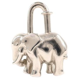 Hermès Cadena Schmuck Silber Metall Silber