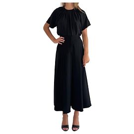Max Mara Black Silk Top Black