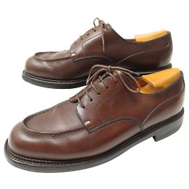 JM WESTON GOLF DERBY 641 7D 41 SCARPE IN PELLE MARRONE + ALBERI PER SCARPE Marrone