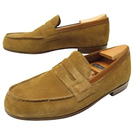 SCARPE JM WESTON MOCASSINI 281 LE MOC 7D 41 CAMMELLO + ALBERI PER SCARPE Cammello