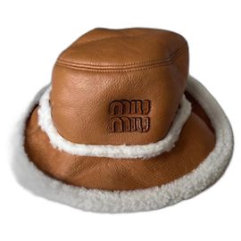 Miu Miu Cappelli Marrone