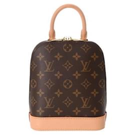Louis Vuitton-Louis Vuitton Monogram Alma Backpack-Brown