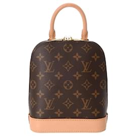 Louis Vuitton-Louis Vuitton Monogram Alma Backpack-Brown