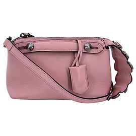 Bolsa Tote de Couro Fendi Rosa