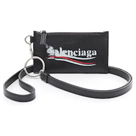 Balenciaga-Porta-moedas de couro Balenciaga 5945482AA3B1000-Preto