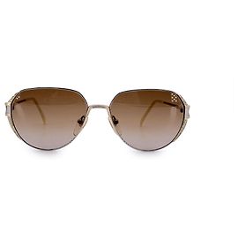 Gafas de sol vintage de metal Valentino Garavani Plata Metálico