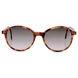 Óculos de sol de plástico vintage Giorgio Armani Marrom