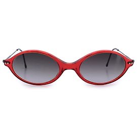 Giorgio Armani Vintage Plastic Sunglasses Red