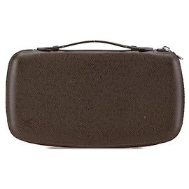 Louis Vuitton Organizer Atoll Taiga Long Wallet Brown