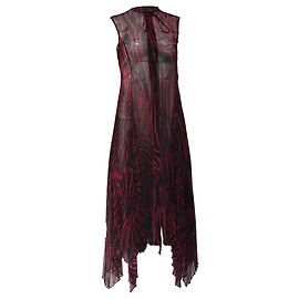 Robe midi plissée en polyester multicolore à imprimé zèbre de Versace Multicolore