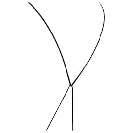 Saint Laurent-SAINT LAURENT 2022 black 100% silk plunge V neck open back high slit gown FR38 M-Black