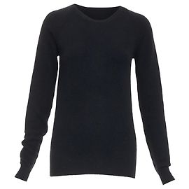 Stella Mc Cartney Stella McCartney Raglan-Pullover aus Schurwolle und Kaschmir Schwarz