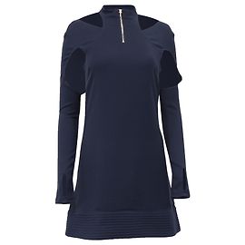 Cult Gaia Abito Mini Luca con Cutout in Viscosa Blu Navy Blu Blu navy