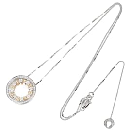 Collar redondo Belle Époque en oro blanco Damiani Plata