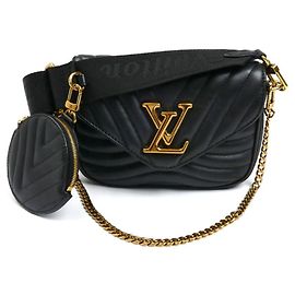 Borsa a Spalla Multi Pochette New Wave Chain di Louis Vuitton Nero