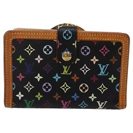 Portafoglio Viennese in Tela Monogramma Louis Vuitton Multicolore