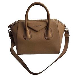Givenchy Antigona Leather Handbag Brown Brown