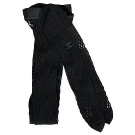 Medias de red Chanel Negro