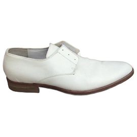 Mocasines Chloé de piel blanca Blanco
