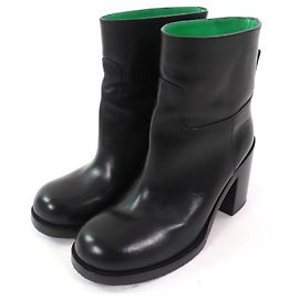 Botas de couro Cavallo da Bottega Veneta Preto