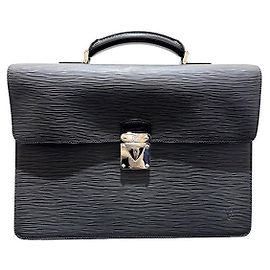Louis Vuitton Laguito Epi Business Bag Black