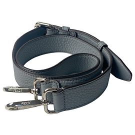 Sangle en cuir Selleria de Fendi Marron