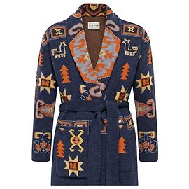 Etro Suéteres Azul Bordeaux