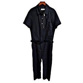 Balenciaga Runway Navy Blue Jumpsuit Blue