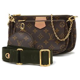 Bolso Louis Vuitton Monogram Multi Pochette Accessoires Caqui Monograma