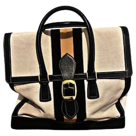 Bolsa de viagem Gucci Tom Ford Web listrada branca Branco