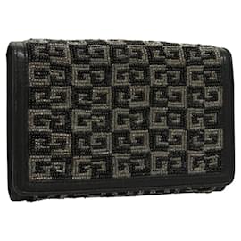 Givenchy GV3 Wallet Leather Medium Black