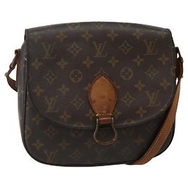 LOUIS VUITTON Monogram Saint Cloud GM Shoulder Bag M51242 LV Auth 142886 Monogram