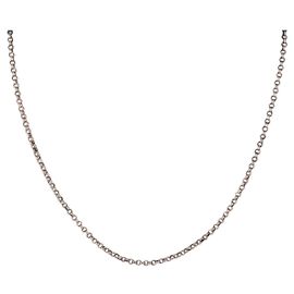 Collar Roll Chain Chrome Hearts Ag925 Plata Auth 134688M Plata