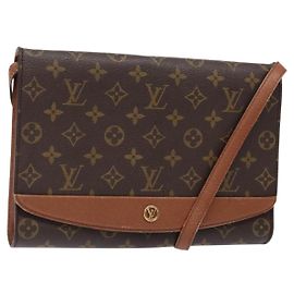 LOUIS VUITTON Bolsa de Ombro Monogram Bordeaux 27 M51797 LV Auth ep10180 Monograma