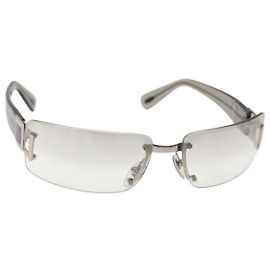 Bulgari BVLGARI Sunglasses plastic Silver Auth am9072 Silvery