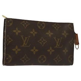 LOUIS VUITTON Monogram Bucket PM Accessory Pouch LV Auth 137294 Monogram