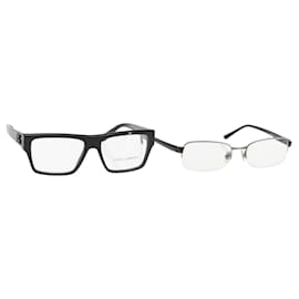 Dolce & Gabbana DOLCE&GABBANA PRADA Sunglasses plastic 2Set Black Auth BA6486 Black