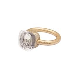 Pomellato-Pomellato ring, 'Nudo Classic' collection, rose gold and white topaz.-Other
