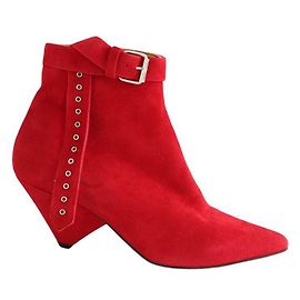 Iro Botas de ante rojo Roja
