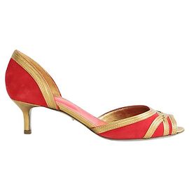 Sergio Rossi Tacchi in suede rossi Rosso