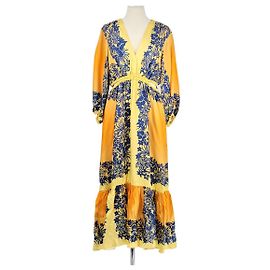 Sandro Vestido amarillo Amarillo