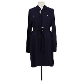 Claudie Pierlot Vestido Marinho Azul marinho